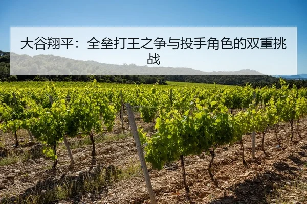 大谷翔平：全垒打王之争与投手角色的双重挑战